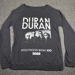 Duran Duran Hollywood Bowl 100 2022 Future Past Tour Long Sleeve Black Sweatshir